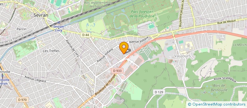localisation de l'entreprise FANDECO à LIVRY-GARGAN
