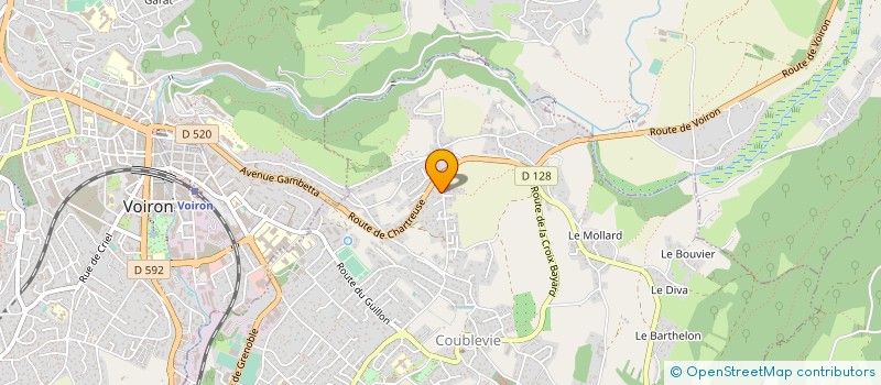 localisation de l'entreprise FANDESPORT.COM  COUBLEVIE