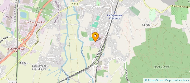 localisation de l'entreprise FANDOR GESTION  LA COURONNE