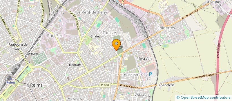 localisation de l'entreprise FANE 25  REIMS