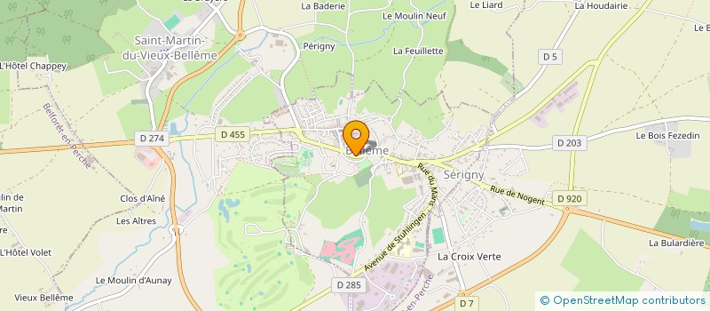 localisation de l'entreprise FANEK - DU COTE DE BELLEME à BELLEME