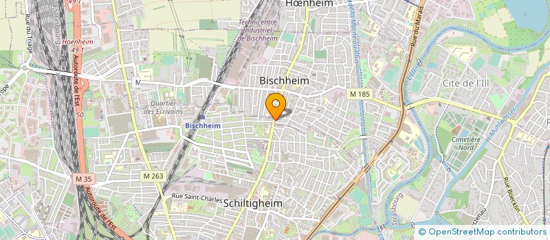 localisation de l'entreprise FANEL & CO  BISCHHEIM