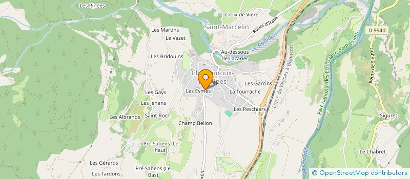 localisation de l'entreprise FANELI  CHATEAUROUX-LES-ALPES