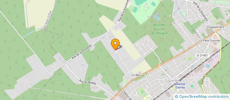 localisation de l'entreprise FANELL  PESSAC