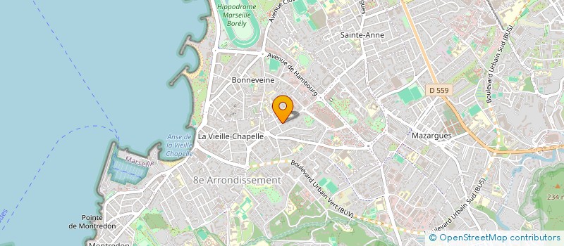 localisation de l'entreprise FANELLY à MARSEILLE
