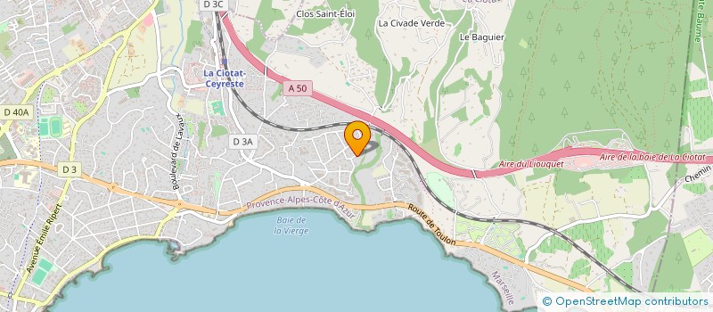 localisation de l'entreprise FANEOU BAS  LA CIOTAT