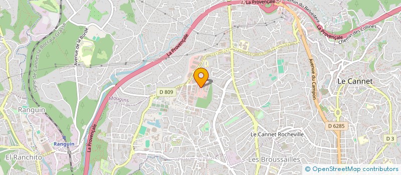localisation de l'entreprise FANESS à LE CANNET