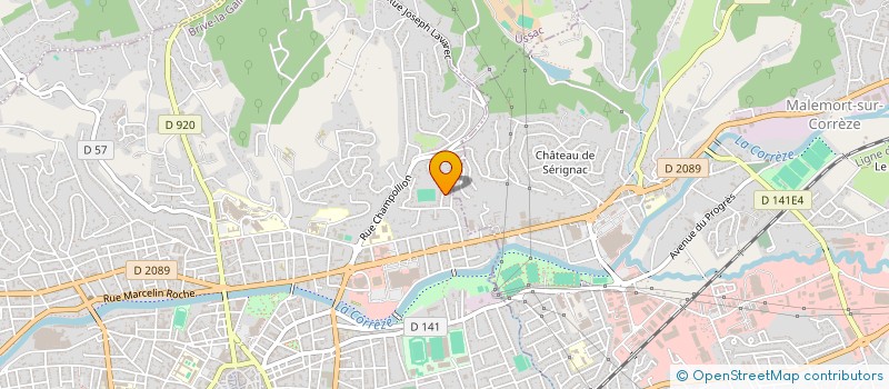 localisation de l'entreprise FANESTAM  BRIVE-LA-GAILLARDE