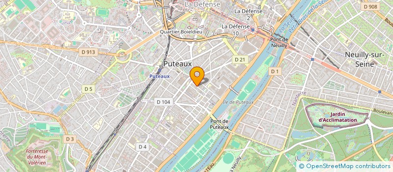 localisation de l'entreprise FANET JACQUES  PUTEAUX