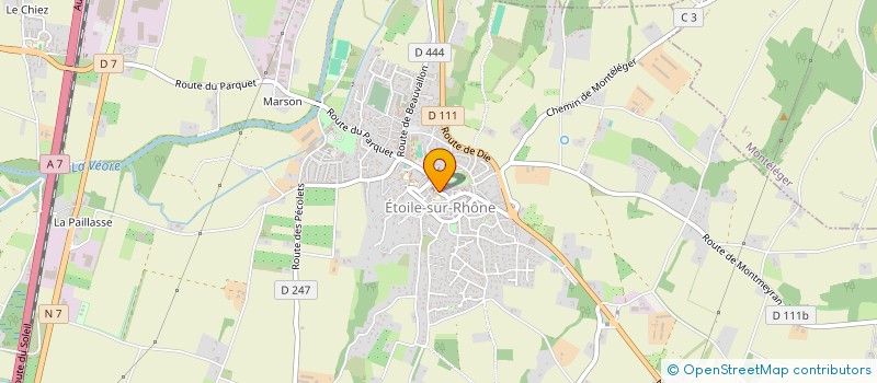 localisation de l'entreprise FANF ETOILE BAMBA ETOILIEN ET MUCHACHAS  ETOILE-SUR-RHONE