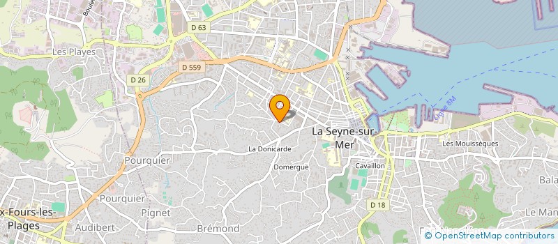 localisation de l'entreprise FANFALONE à LA SEYNE-SUR-MER
