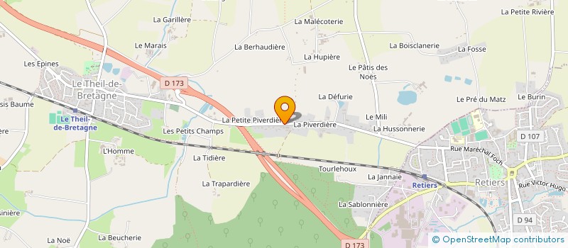 localisation de l'entreprise FANFAN EDITIONS  LE THEIL-DE-BRETAGNE