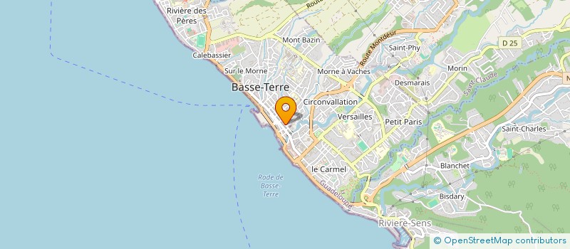 localisation de l'entreprise FANFAN LA TULIPE à BASSE-TERRE