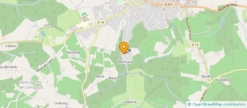 localisation de l'entreprise FANFANFLO  CREON