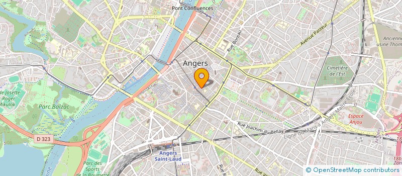 localisation de l'entreprise FANFANI à ANGERS