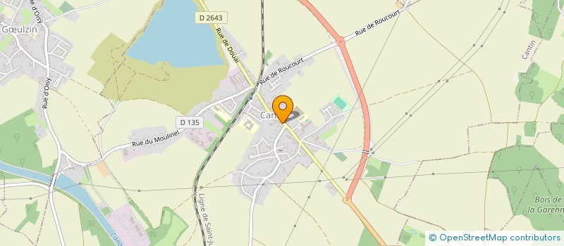 localisation de l'entreprise FANFARE DE CANTIN  CANTIN