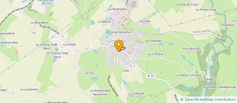 localisation de l'entreprise FANFARE DE CAVALERIE SAINT HUBERT  SAINT-MALO-DU-BOIS