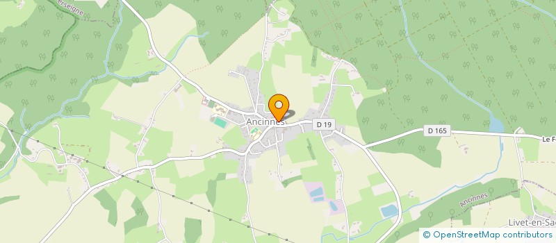 localisation de l'entreprise FANFARE DES SAPEURS POMPIERS D'ANCINNES  ANCINNES