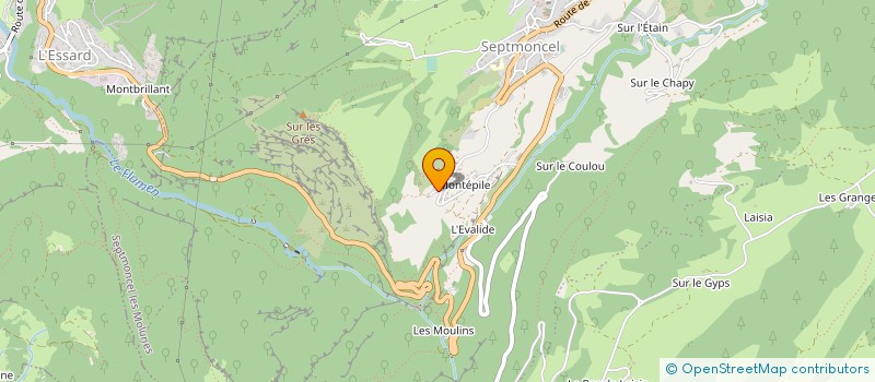 localisation de l'entreprise FANFARE DU HAUT JURA à SEPTMONCEL LES MOLUNES