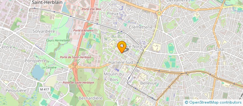 localisation de l'entreprise FANFARE INCROYABLE DE SALTIMBANQUES TALENTUEUX  SAINT-HERBLAIN