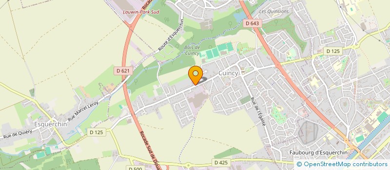 localisation de l'entreprise FANFARE LA RENAISSANCE  CUINCY