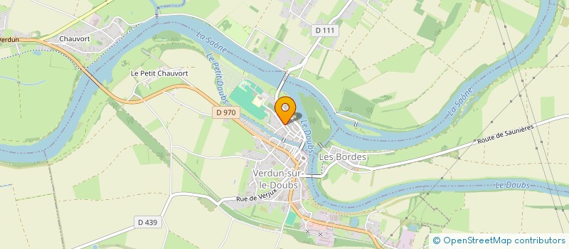 localisation de l'entreprise FANFARE LES ENFANTS DU DOUBS à VERDUN-SUR-LE-DOUBS
