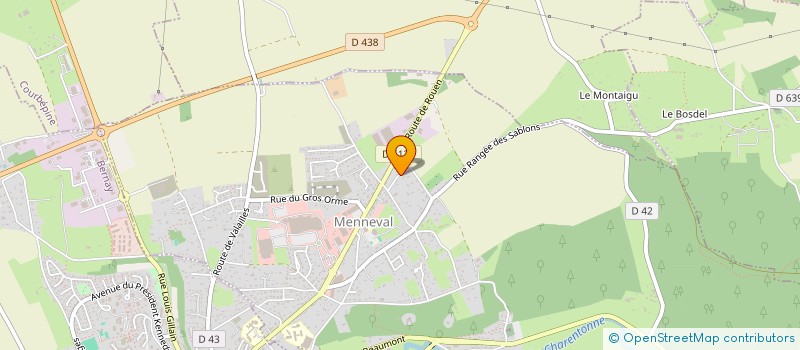 localisation de l'entreprise FANFARE LES Z'ARTS D'EURE  MENNEVAL