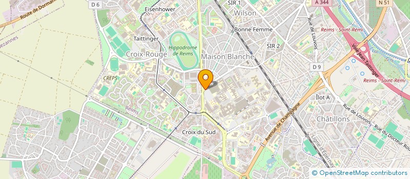 localisation de l'entreprise FANFARE MEDECINE REIMS LES BOULES DE FEU  REIMS