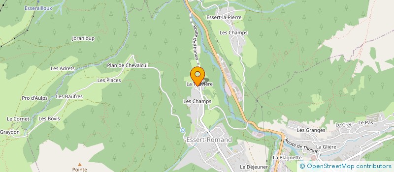 localisation de l'entreprise FANFARE MUNICIPALE à MONTRIOND