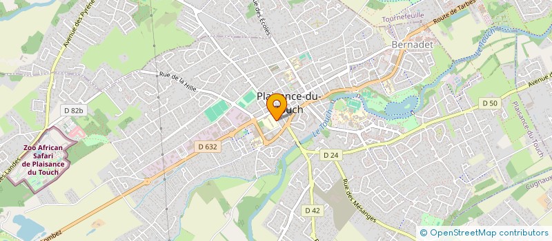 localisation de l'entreprise FANFARE MUNICIPALE DE PLAISANCE DU TOUCH  PLAISANCE-DU-TOUCH