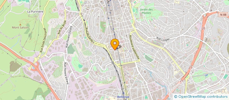 localisation de l'entreprise FANFARE NI FREIN  SAINT-ETIENNE