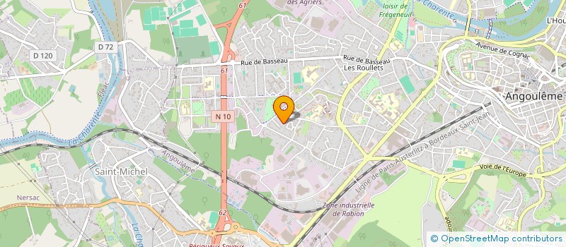 localisation de l'entreprise FANFARE OUEST à ANGOULEME