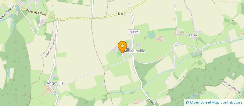 localisation de l'entreprise FANFARE ST JACQUES  CESNY-LES-SOURCES