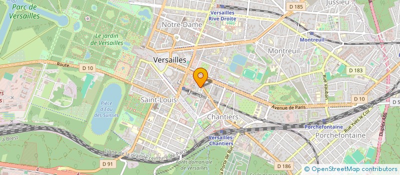 localisation de l'entreprise FANFARE SUPERTROMP à VERSAILLES