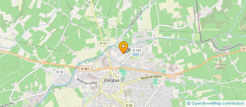 localisation de l'entreprise FANFINETTE à VALREAS