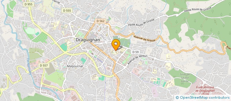 localisation de l'entreprise FANFOUGNEJA  DRAGUIGNAN