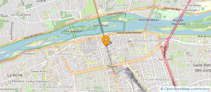 localisation de l'entreprise FANG  TOURS