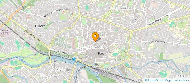 localisation de l'entreprise FANG FANG à PAU