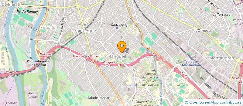 localisation de l'entreprise FANGA BE à TOULOUSE