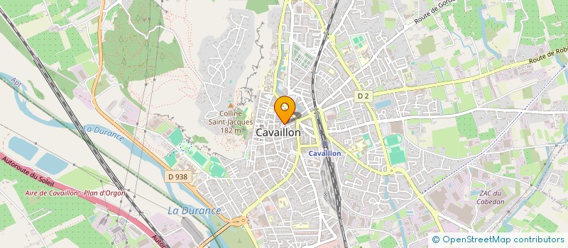 localisation de l'entreprise FANGAS  CAVAILLON