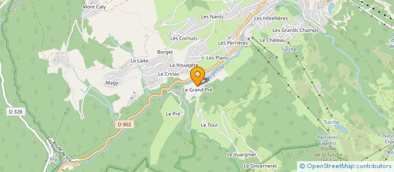 localisation de l'entreprise FANGEL  LES GETS