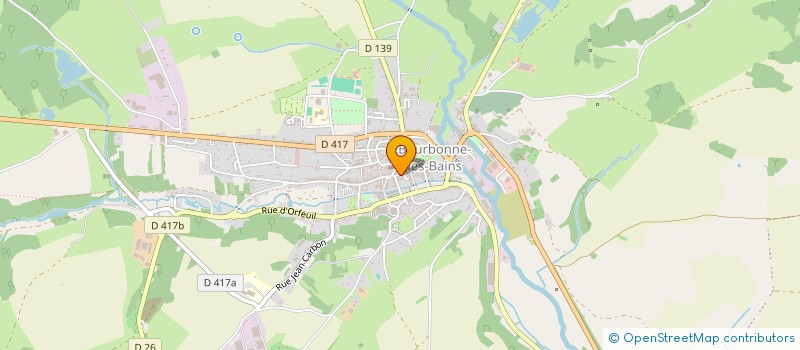 localisation de l'entreprise FANGILLE LOCATIONS VACANCES à BOURBONNE-LES-BAINS