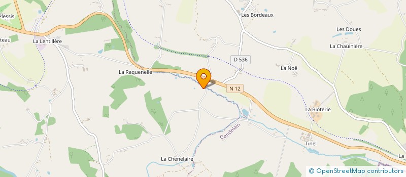 localisation de l'entreprise FANGORN à SAINT-DENIS-SUR-SARTHON