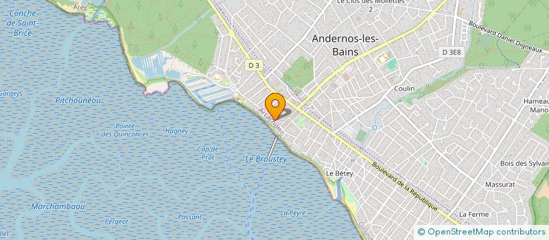 localisation de l'entreprise FANGORN  ANDERNOS-LES-BAINS