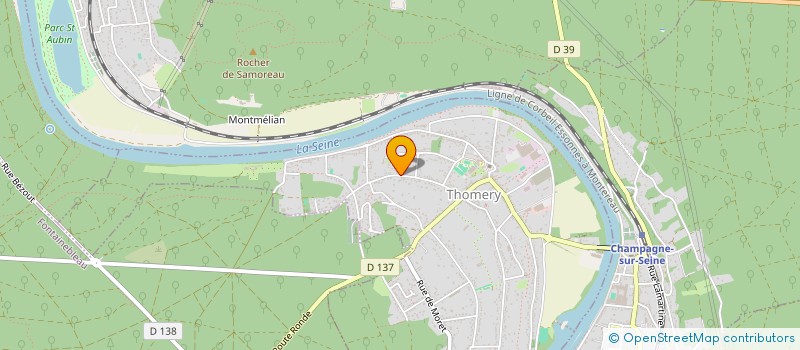 localisation de l'entreprise FANGOURIN  THOMERY