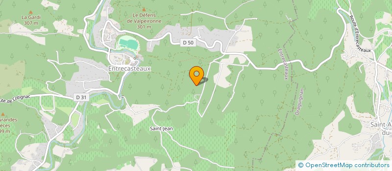 localisation de l'entreprise FANGOUSE  ENTRECASTEAUX