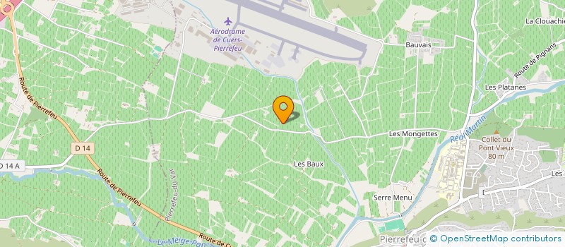 localisation de l'entreprise FANGUEROT à CUERS