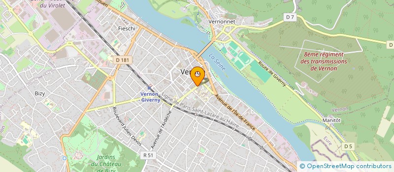 localisation de l'entreprise FANI  VERNON