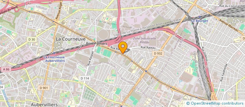 localisation de l'entreprise FANI à LA COURNEUVE