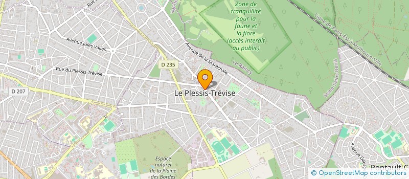 localisation de l'entreprise FANIBAT à LE PLESSIS-TREVISE